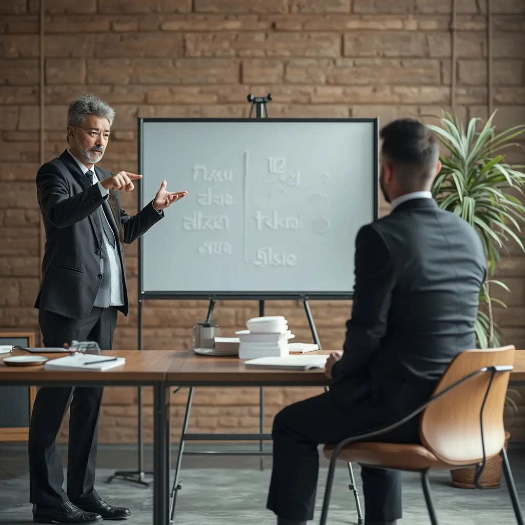 Consultation stratégique avec un client